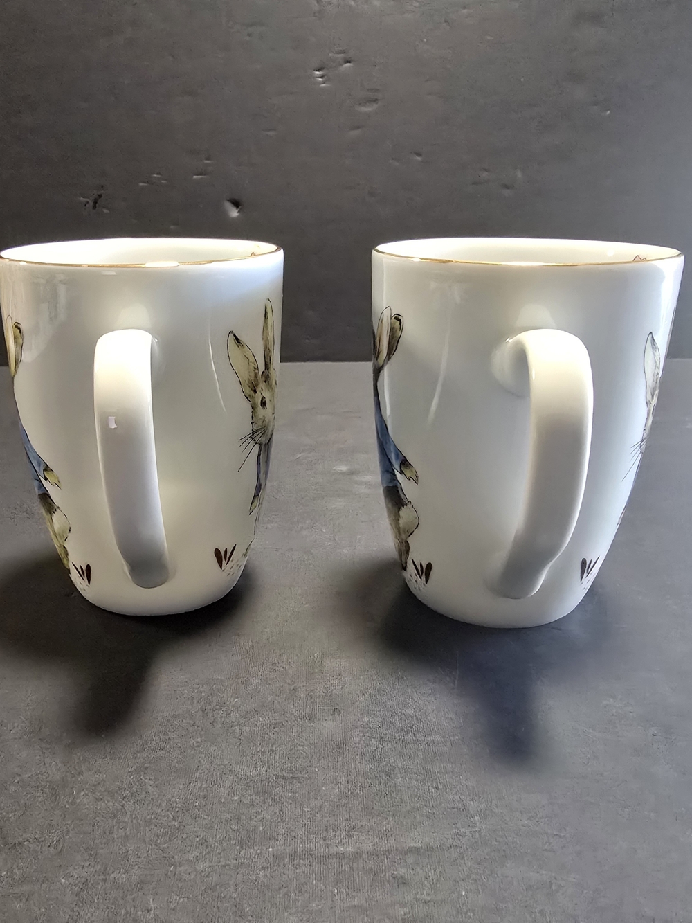 Peter Rabbit White Ceramic Mug with Blue Jacket Illustration - Picture 2 of 13